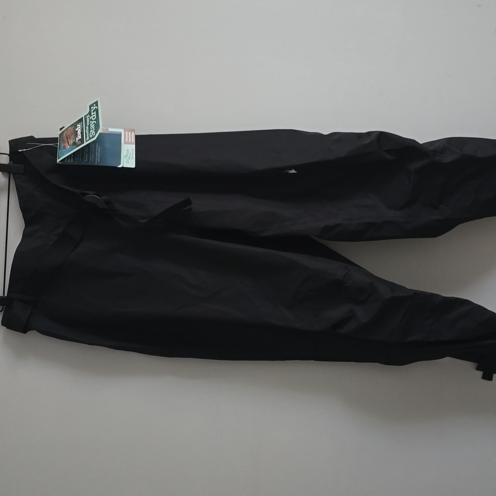 NWT Men's Toadz Toadskinz Waterproof Black Pants Medium - Picture 4 of 9